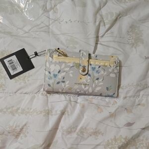 Nanette Lepore Cream Floral Wallet